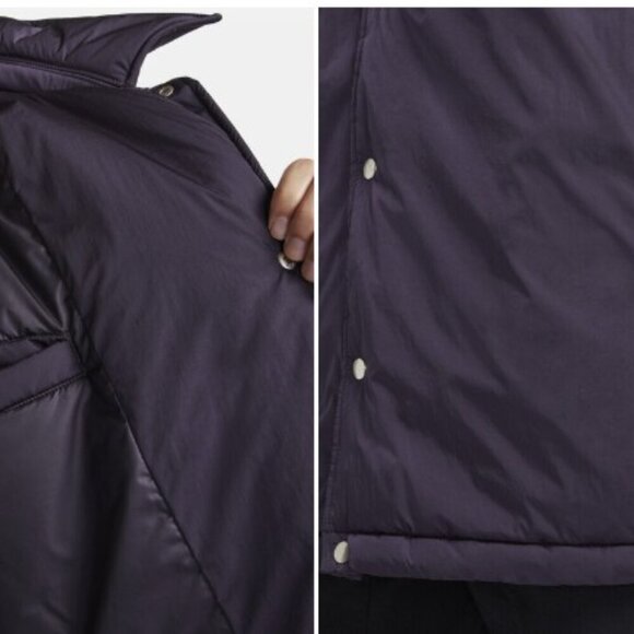 NWT Men's LARGE Therma-FIT Oversized Fit Synthetic Fill Jacket- Cave Purple - Picture 2 of 3